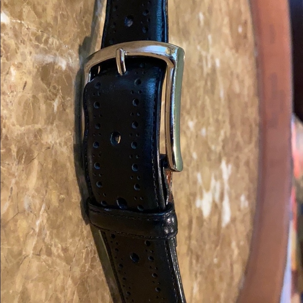 Allen Edmonds Men’s Belt Black Leather Size 40